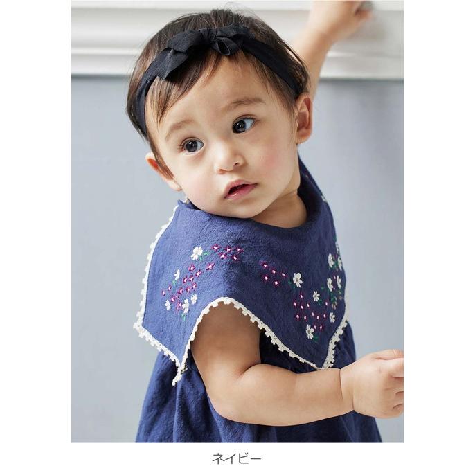 Seraph ベビー服 綿100% 刺繍 セーラー カラー カバーオール Seraph ベビー服 綿100% 刺繍 セーラー カラー カバーオール
