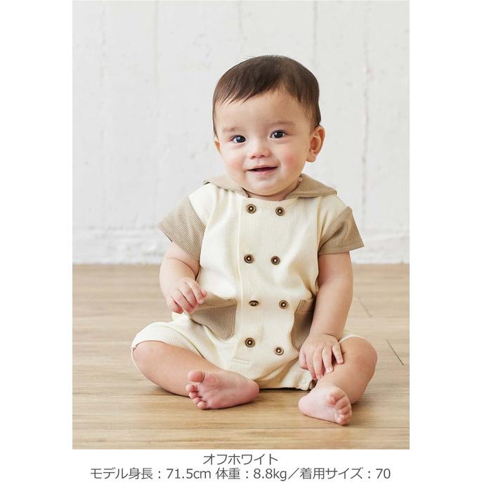 Ampersand(子ども服) ベビー服 バイカラー セーラー 衿 Ampersand(子ども服) ベビー服 バイカラー セーラー 衿