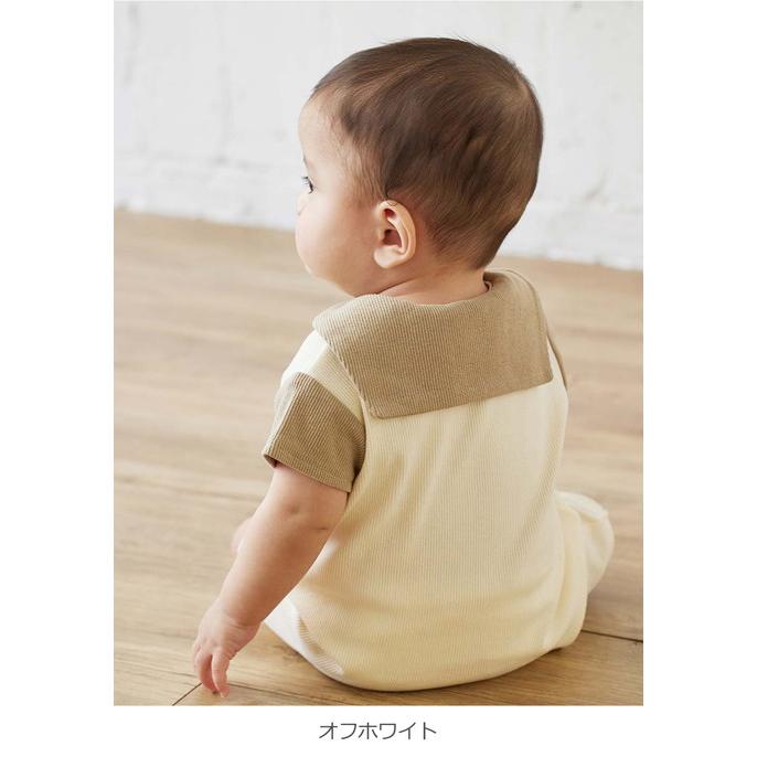 Ampersand（アンパサンド） ベビー服 ロンパース 70 半袖 夏 男の子