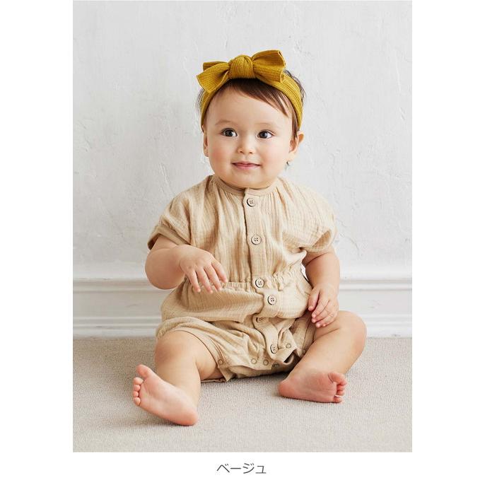 Ampersand（アンパサンド） ベビー服 ロンパース 70 半袖 前開き 