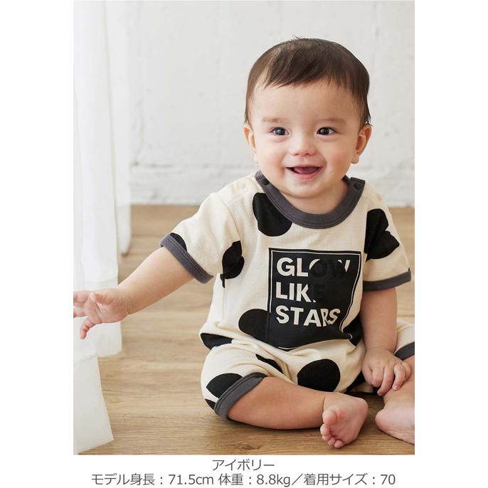 Ampersand（アンパサンド） ベビー服 ロンパース 半袖 60 70 夏 男の子