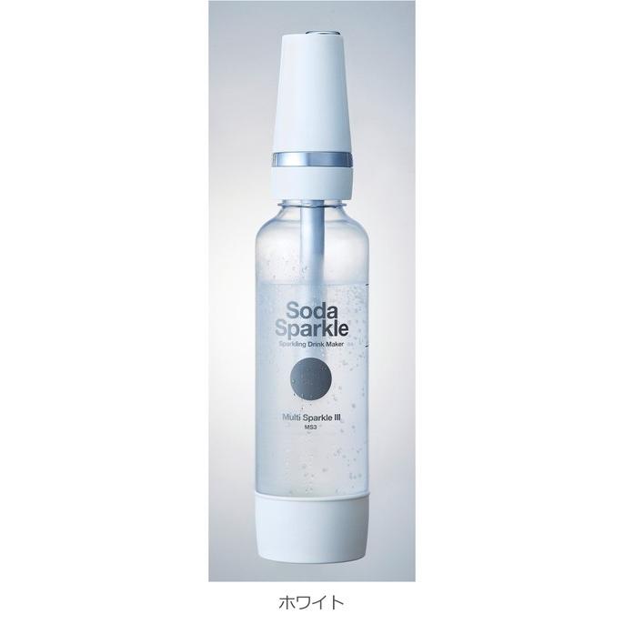 炭酸水メーカー 【正規品】Soda Sparkle ソーダスパークル マルチスパークル３ ガスカートリッジ5本付 炭酸水 ガスカートリッジ 炭酸の画像