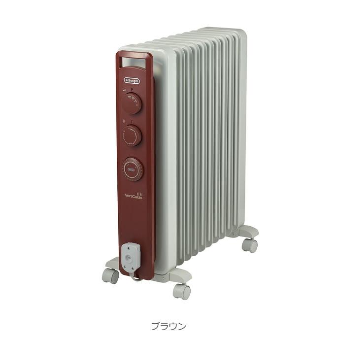 【美品】DeLonghi デロンギ オイルヒーター ／ヴェルティカルド ヴェルティカルド オイルヒーター シダーグレー RHJ21F0812-GY [最大10