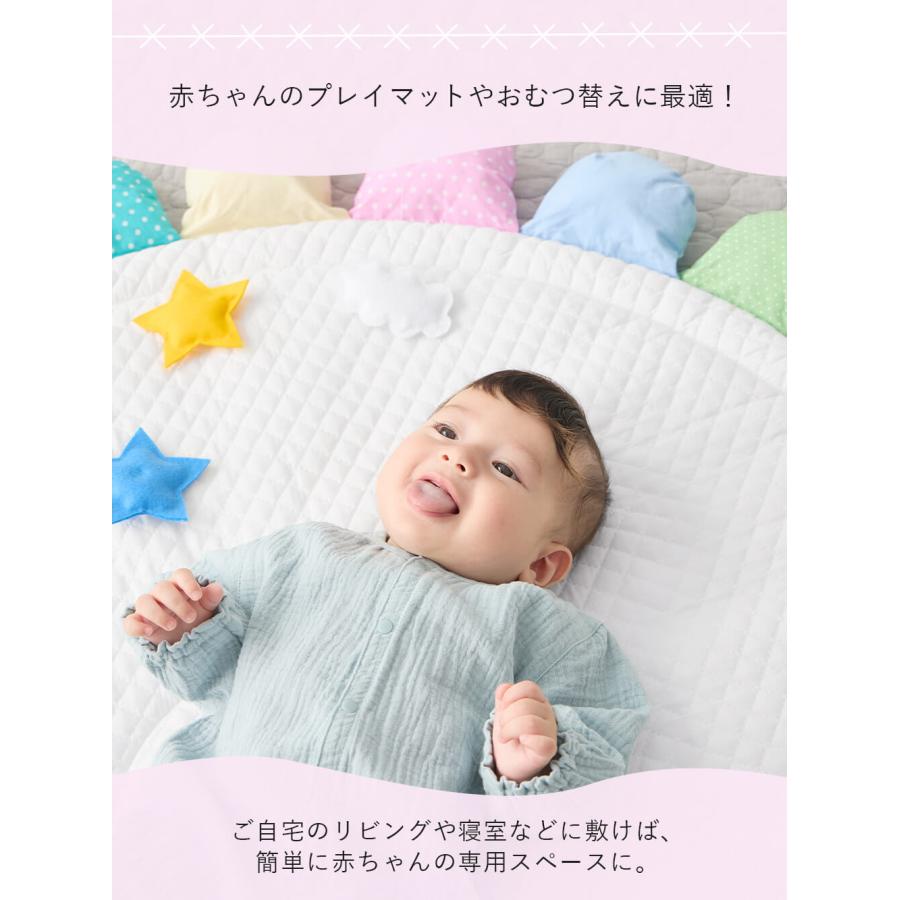 ANGELIEBE サニーラグマット マルチ ベビーマット プレイマット ANGELIEBE サニーラグマット マルチ ベビーマット プレイマット