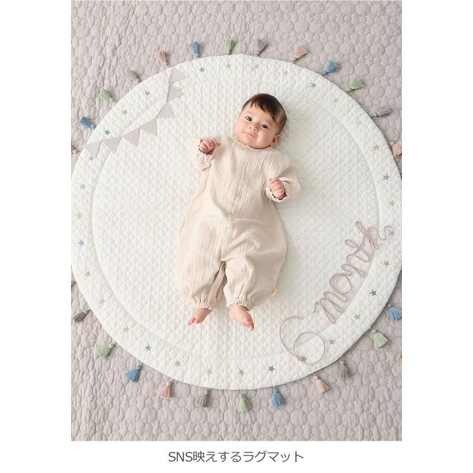 ANGELIEBE サニーラグマット プレイマット タッセル ベビー ANGELIEBE サニーラグマット プレイマット タッセル ベビー