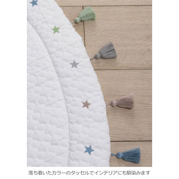 ANGELIEBE サニーラグマット プレイマット タッセル ベビー ANGELIEBE サニーラグマット プレイマット タッセル ベビー