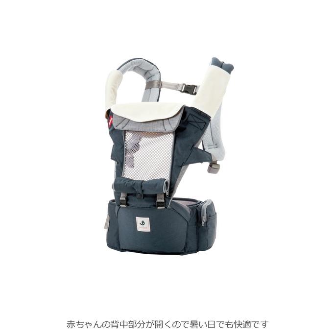 【美品】mikihouse pognae ヒップシートキャリア MIKI HOUSE（ミキハウス） × ポグネー ヒップシート キャリア