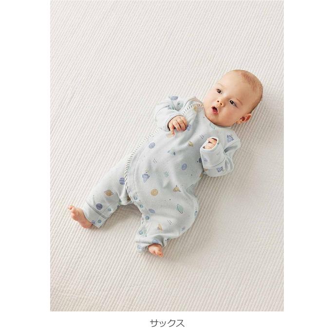 mocmof（モクモフ） ロンパース 長袖 60 70 新生児 男の子 女の子