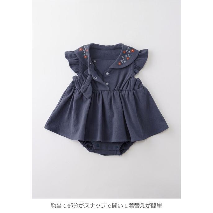 Seraph（セラフ） ベビー服 ロンパース 半袖 70 足なし ボディスーツ