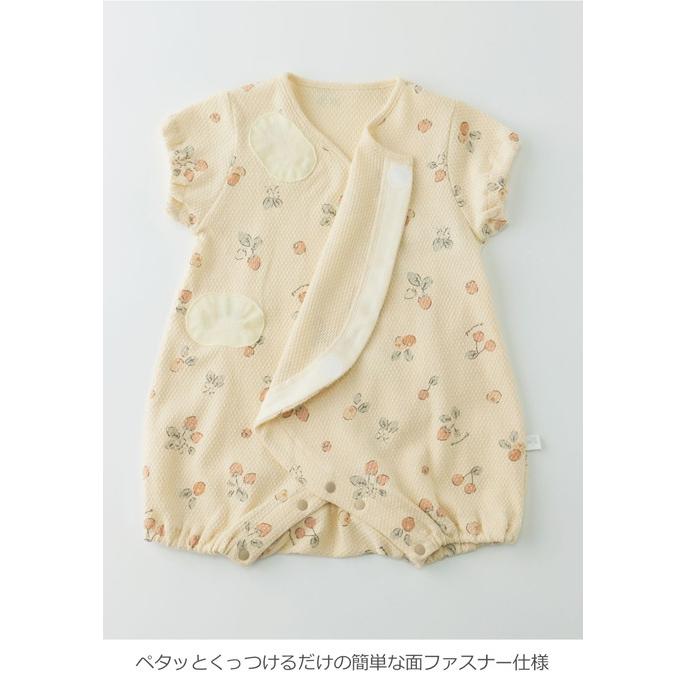mocmof（モクモフ） ロンパース カバーオール 女の子 半袖 足なし 60