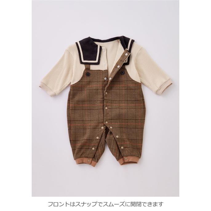 Ampersand（アンパサンド） ベビー服 ロンパース 60 70 長袖