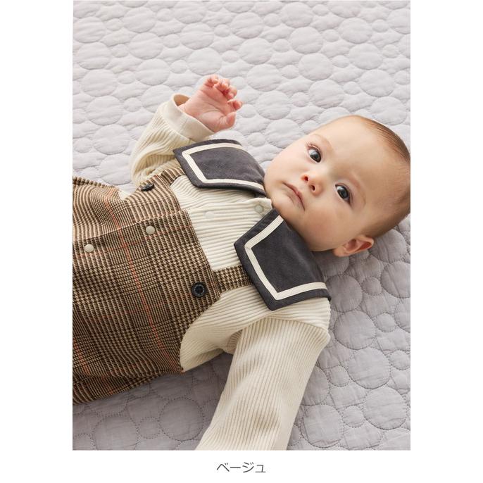 Ampersand（アンパサンド） ベビー服 ロンパース 60 70 長袖
