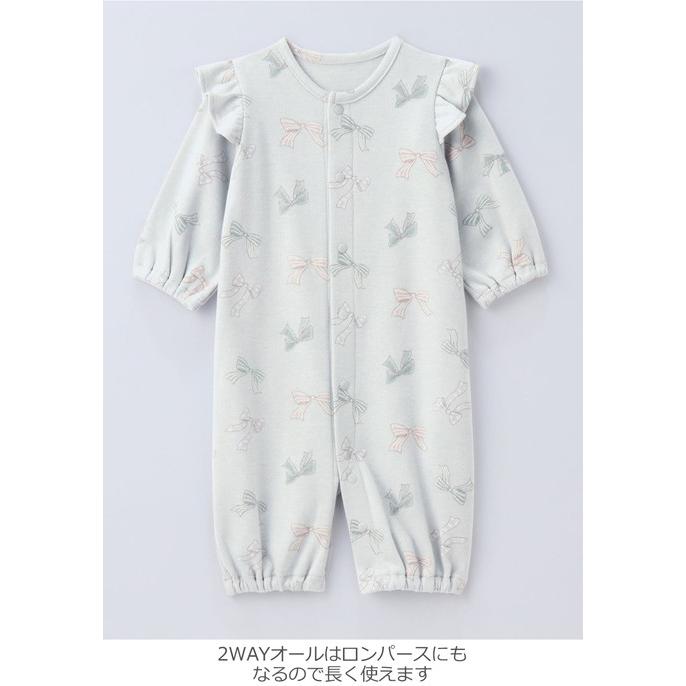 ANGELIEBE（エンジェリーベ） ベビー服 ロンパース 60 70 長袖 新生児