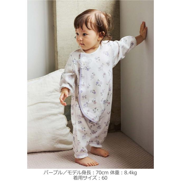 ANGELIEBE（エンジェリーベ） ベビー服 ロンパース 長袖 60 70 新生児