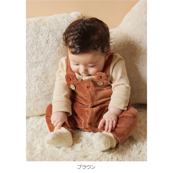 【Shop abby】オーダーベビーカバーオール お揃い】ビスチェ風ドッキング花チュールカバーオールベビー(70~80cm