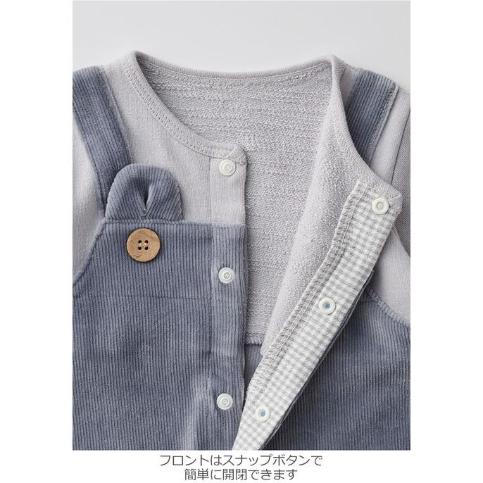 ワークカバーオール　リネン　野良着　軍服　デッドストック　子供用　ビンテージ