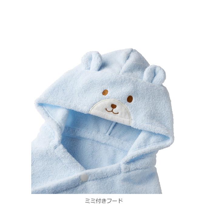 ベビー バス 無撚糸バスポンチョセット 出産祝い ギフト プレゼント ミキハウス 赤ちゃん 出産準備 男の子 女の子 エンジェリーベの画像