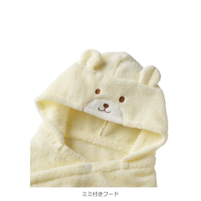 ベビー バス 無撚糸バスポンチョセット 出産祝い ギフト プレゼント ミキハウス 赤ちゃん 出産準備 男の子 女の子 エンジェリーベの画像