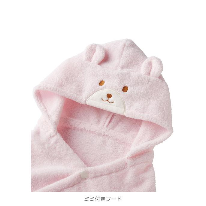 ベビー バス 無撚糸バスポンチョセット 出産祝い ギフト プレゼント ミキハウス 赤ちゃん 出産準備 男の子 女の子 エンジェリーベの画像