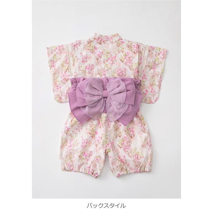 ANGELIEBE（エンジェリーベ） ベビー服 ベビー甚平 赤ちゃん 80 女の子