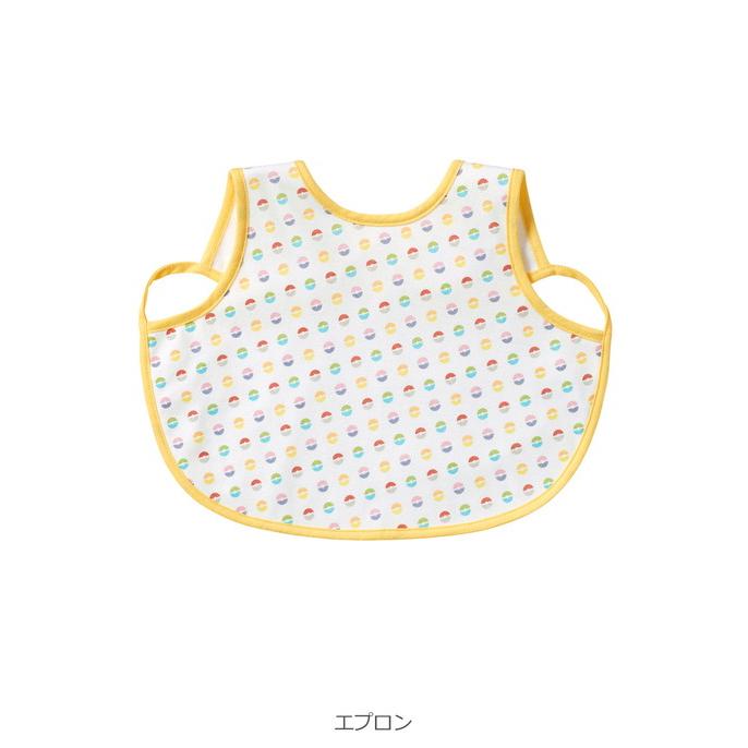 モンポケ ギフト エプロンセット monpoke 赤ちゃん 男の子 女の子 ピカチュウの画像