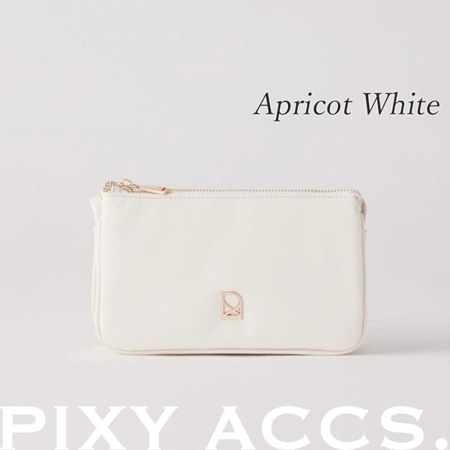 保証付 返品OK 日本正規代理店 PIXY ACCS. ピクシーアックス PX230012 レディース ソフトレザー ロゴ ショルダーバッグ ミニバッグ 台湾 〓注柔軟迷〓包_7