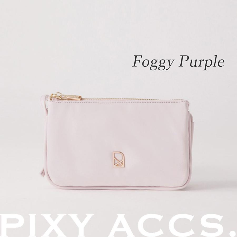 保証付 返品OK 日本正規代理店 PIXY ACCS. ピクシーアックス PX230012 レディース ソフトレザー ロゴ ショルダーバッグ ミニバッグ 台湾 〓注柔軟迷〓包_9