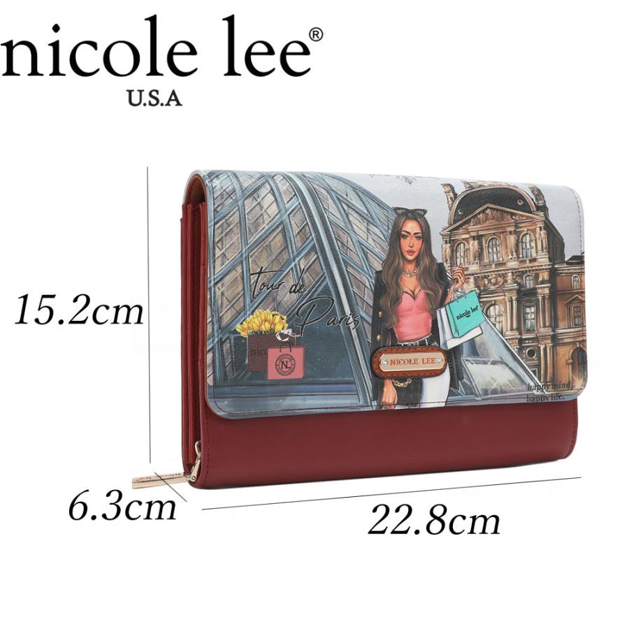 Nicole Lee（ニコールリー） PRT7501 レディース お財布バッグ 花柄