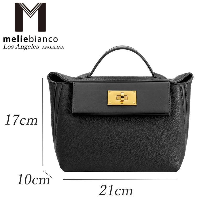 限定品 2024 Melie Bianco（メリービアンコ）DE9890 Elizabeth Recycled Vegan Crossbody Bag レディース レトロクラシカル かっちり リッチ ハンドバッグ｜angelina｜17