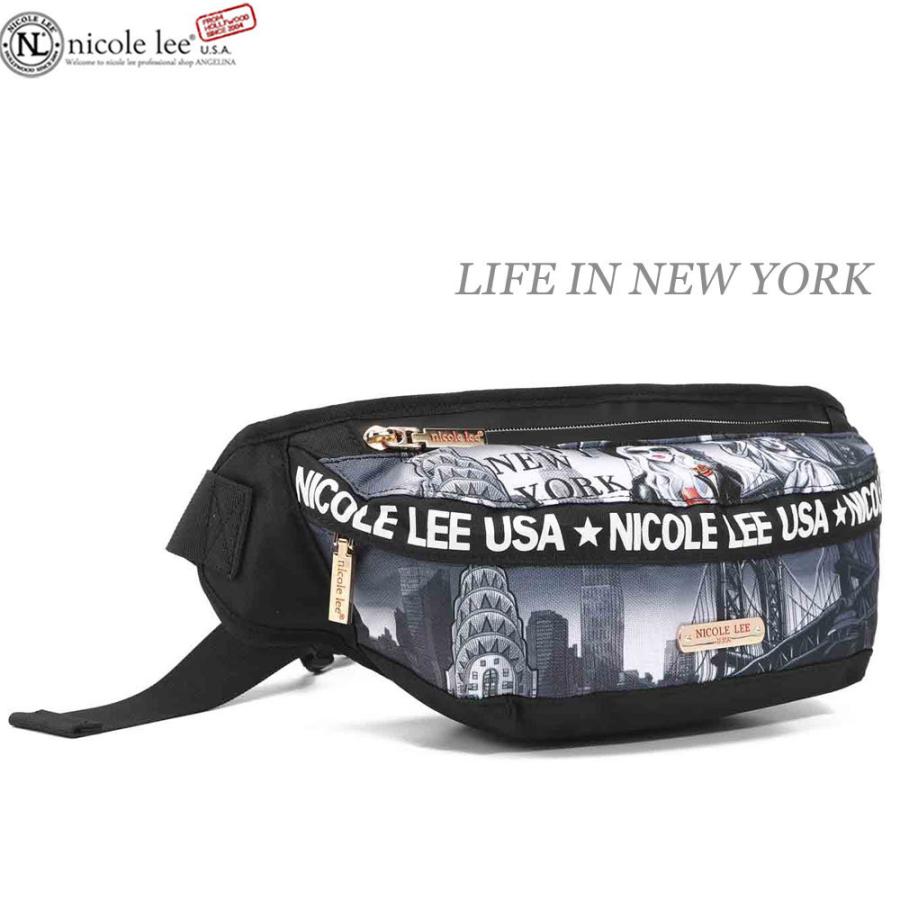 豪華 21ss新作 数量限定 Nicole Lee ニコールリー Fp Life In New York レディース ニューヨーク ガール ウエストポーチ ナイロンバッグ サコッシュ 最も優遇 Zoetalentsolutions Com