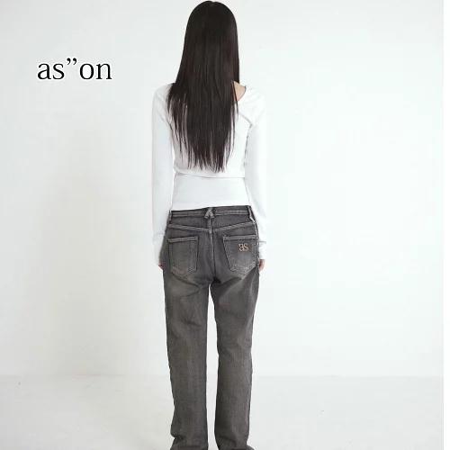 ason as\"on アズオン カーディガン ブラック 黒 韓国 シズニルック 日本未入荷 正規品 保証付き 2026 as