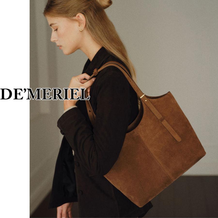 保証付 返品OK   日本　正規品  2026 日本未入荷ブランド DE MERIEL ドゥメリエル ベストセラー 90 ヴェネタ バッグ ミディアム レザー トートバッグの画像
