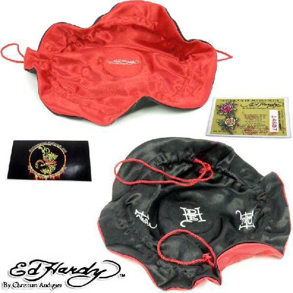 ★正規品★新品★ED HARDY★スカル★タンクトップ★ダークレッド★S相当★ Ed Hardy（エド・ハーディー） ブサカワイイ！！ED HARDY ドックタグ