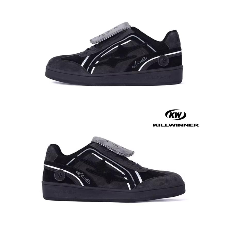 【あさん専用】KILLWINNER スニーカー　BLACK & gray 2026新ブランド！保証付 返品OK KILLWINNER キルウィナー 日本 正規品