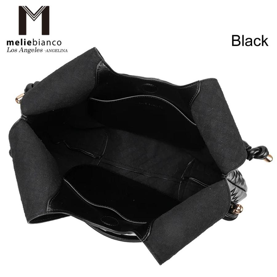 限定品  Melie Bianco メリービアンコ YN8160W Tracy 編み込み ショルダーバッグ メッシュ 網目  バッグ 大きめ トートバッグ ボッテガ トレーシーの画像