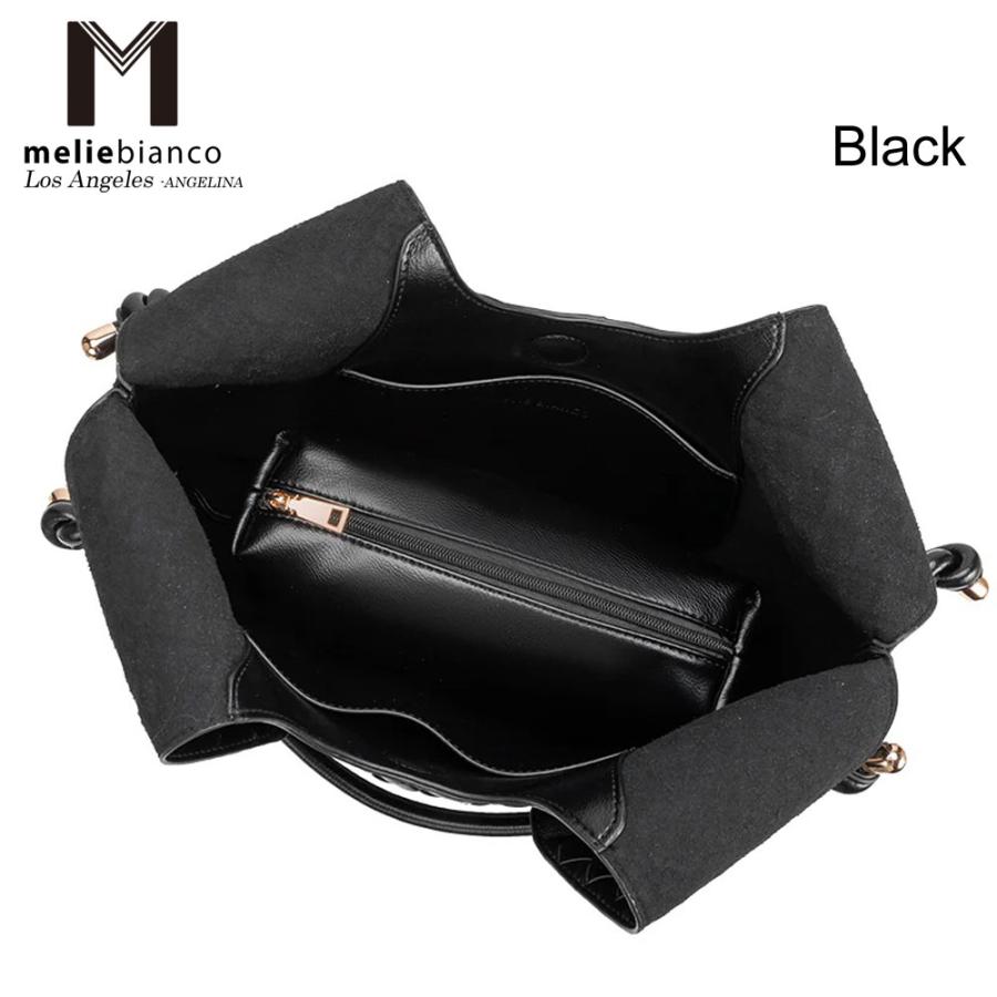 限定品  Melie Bianco メリービアンコ YN8160W Tracy 編み込み ショルダーバッグ メッシュ 網目  バッグ 大きめ トートバッグ ボッテガ トレーシーの画像