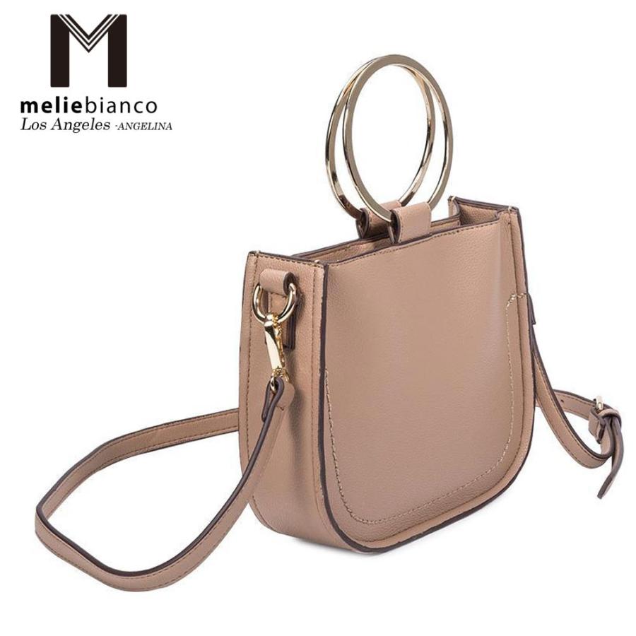 限定品 Melie Bianco（メリービアンコ）CM7052 Terry レディース ラウンドハンドル ハンドバッグ 高級ヴィーガンレザー ショルダー バッグ ビーガン スクエア melie bianco（メリービアンコ） 限定品 Melie Bianco（メリービアンコ