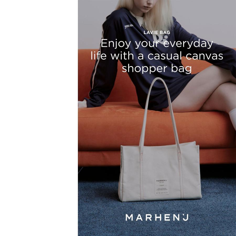 2026新ブランド！保証付 返品OK MARHEN.J 日本 正規品 初上陸 マルヘンジェイ LAVIE BAG キャンバス エコバッグ トートバッグ ハンドバッグ ショルダーバッグ_7
