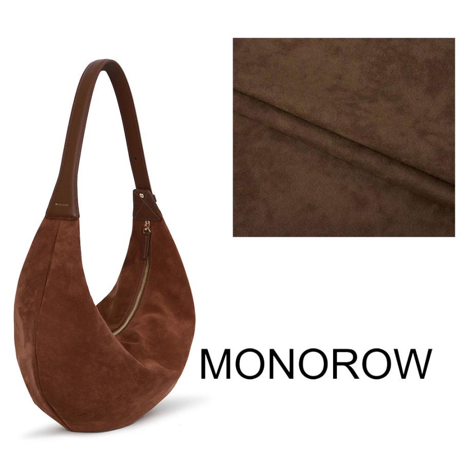 お値下げ中　MONOROW ブラウン ショルダーバッグ 保証付 返品OK 日本 正規品 MONOROW モノロウ 2026 日本未入荷ブランド