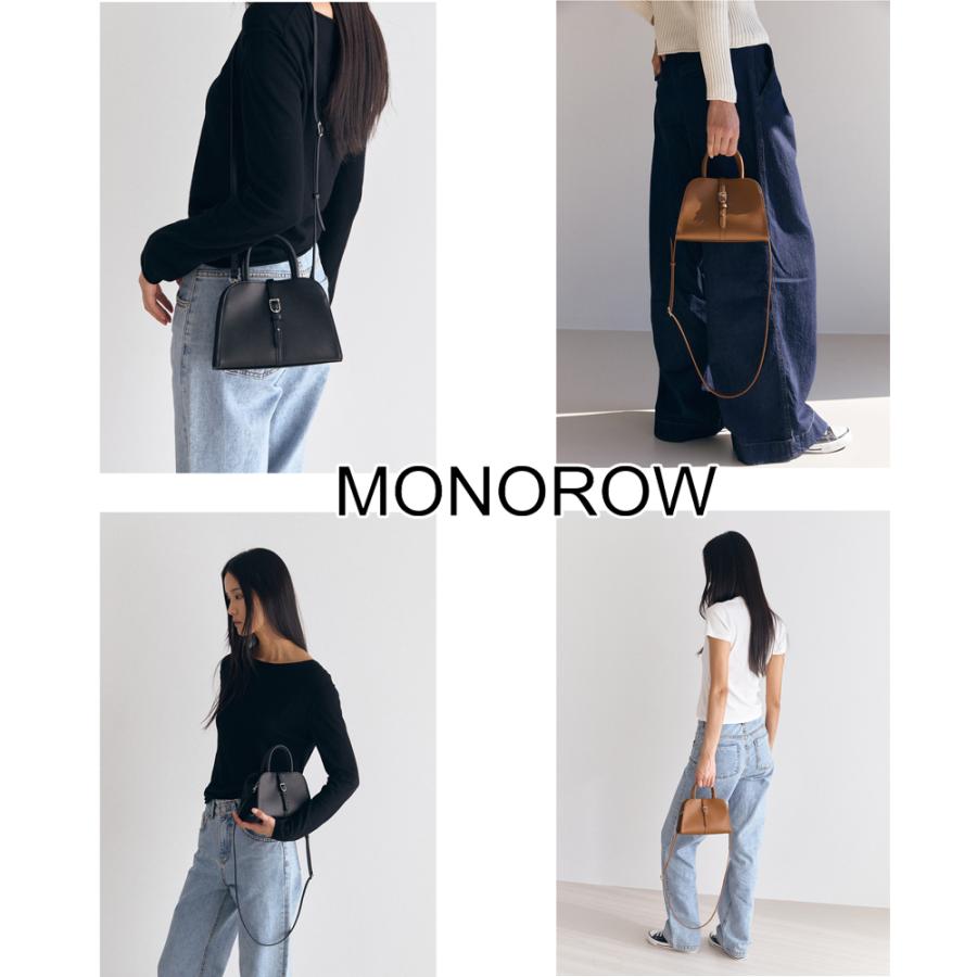 タグ付き MONOROW バッグ 保証付 返品OK 日本 正規品 MONOROW モノロウ 2025 日本未入荷ブランド