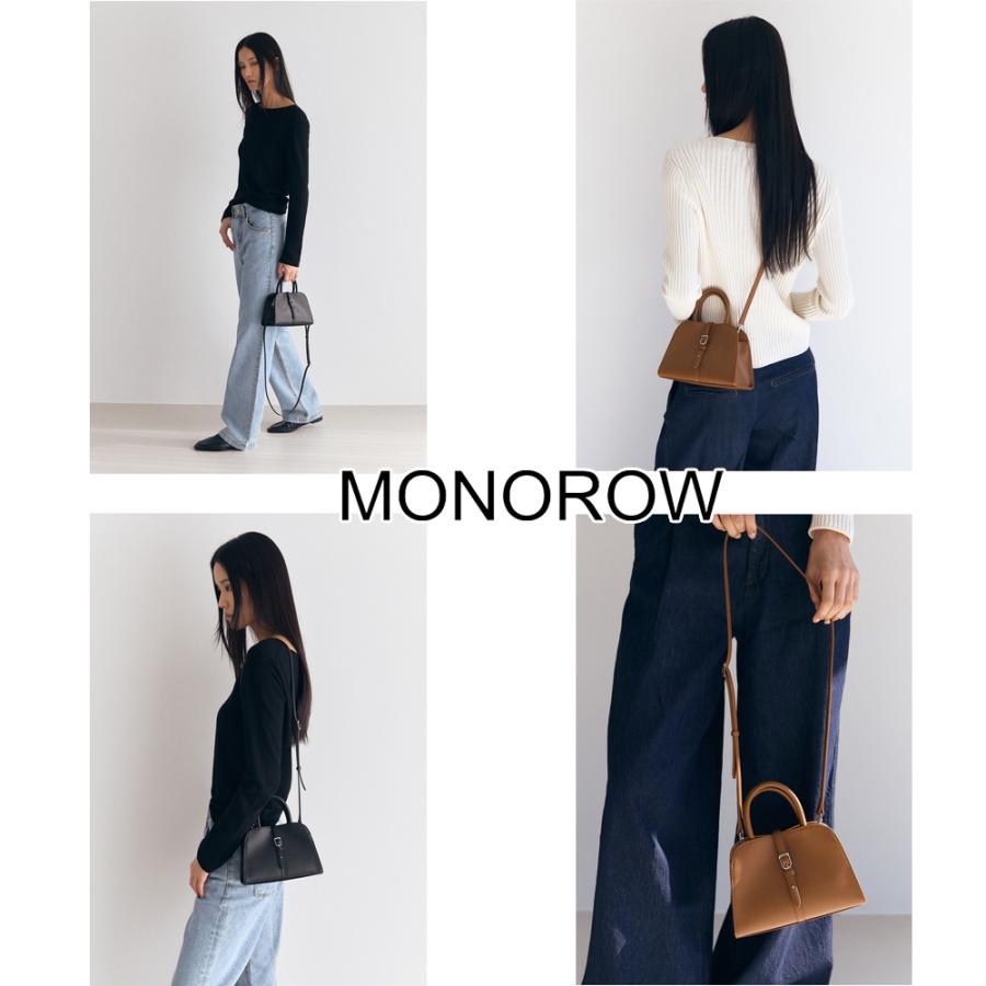 タグ付き MONOROW バッグ 保証付 返品OK 日本 正規品 MONOROW モノロウ 2025 日本未入荷ブランド