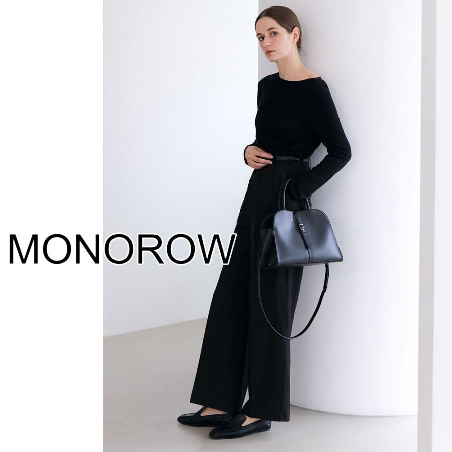保証付 返品OK 日本　正規品 2026 日本未入荷ブランド MONOROW モノロウ BLANC MEDIUM BAG モノロー 韓国 大人気 フォーマル トートバッグ 2WAY ショルダー_10