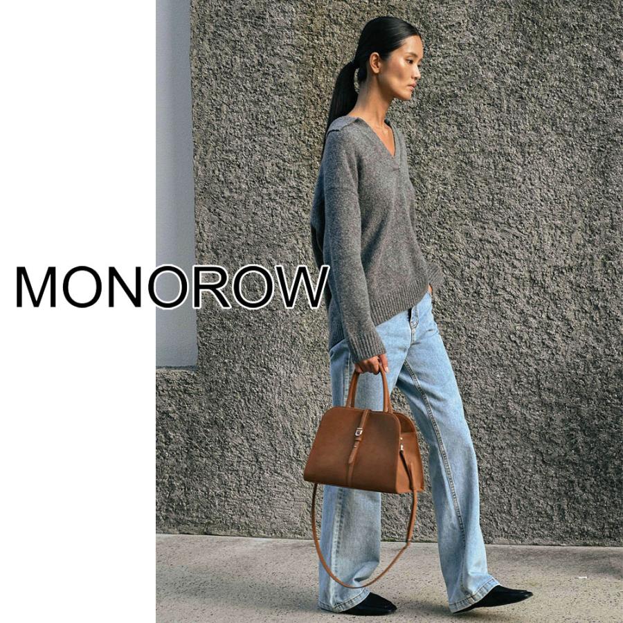 【極美品】モノロウBLANC MEDIUM BAG ETOUPE 肩掛け 韓国 極美品】モノロウBLANC MEDIUM BAG ETOUPE 肩掛け 韓国