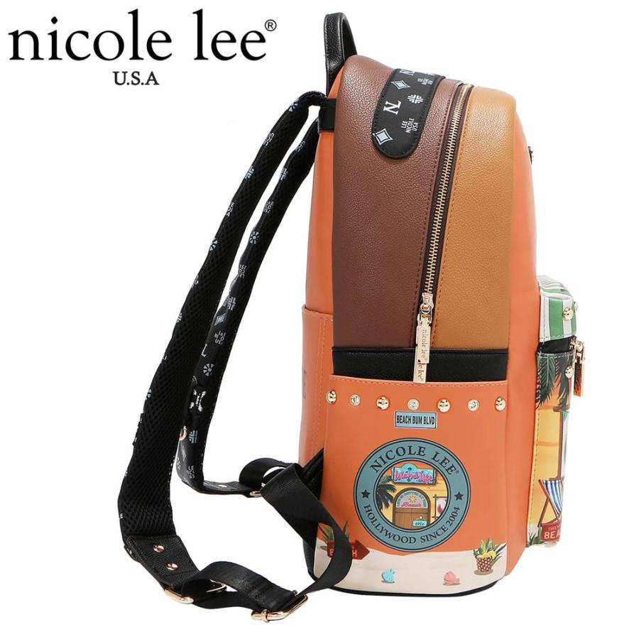 2026 数量限定！NICOLE LEE ニコールリー USB12769L レディース ポーチ付 リュックサック 18L USBポート付 バックパック 大きめ マザーズバッグ 旅行_15
