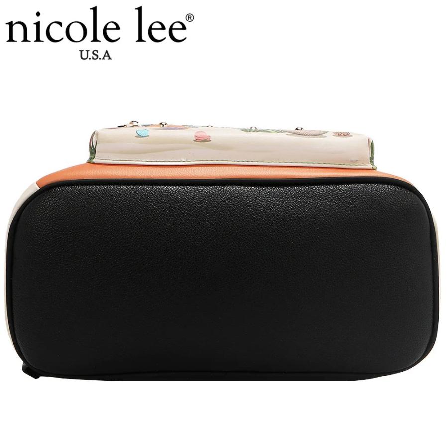 2026 数量限定！NICOLE LEE ニコールリー USB12769L レディース ポーチ付 リュックサック 18L USBポート付 バックパック 大きめ マザーズバッグ 旅行_17