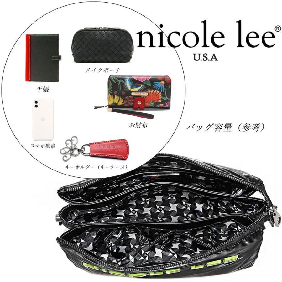 Nicole Lee（ニコールリー） 数量限定 P17013 BLACK PUFFY ZIP