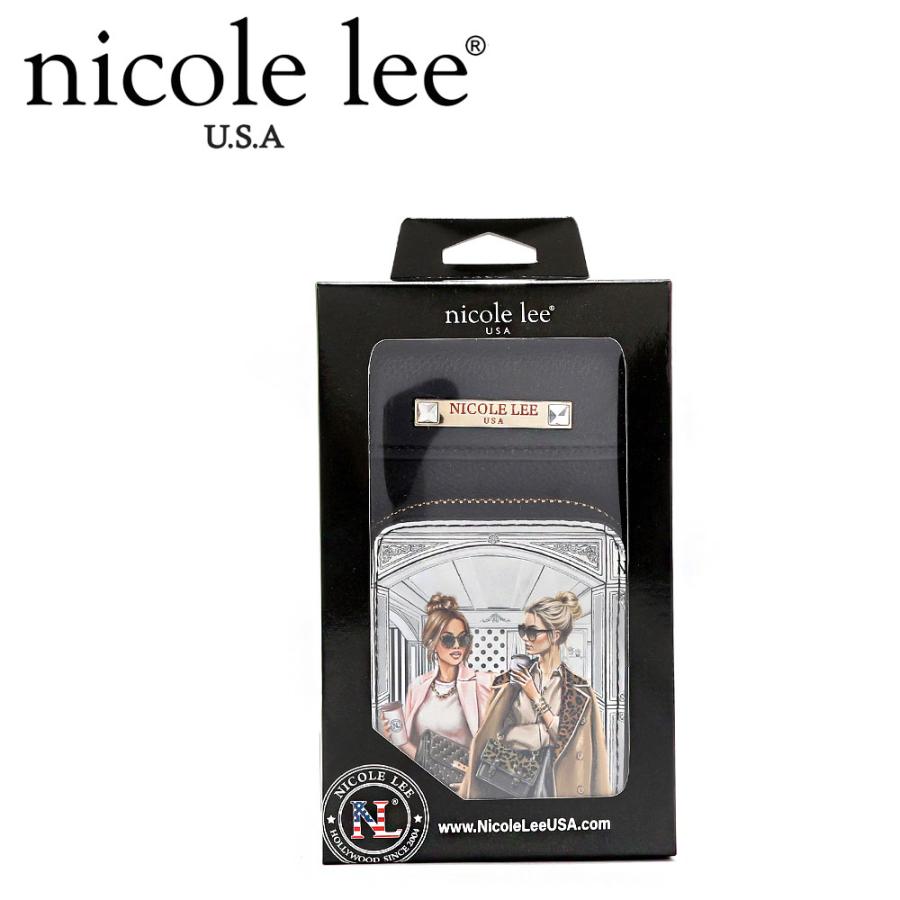 数量限定 NICOLE LEE ニコールリー PRT17146 LADIES NIGHT OUT FLAP PHONE CASE CROSSBODY レディース スマホケース スマホショルダー お財布ショルダー 海外ブランド バック  ニコルリー 大人可愛い ミニショルダーバッグ 小さめ ミニバッグ ストラップ Nicole Lee（ニコールリー） 数量限定 PRT17146 LADIES NIGHT OUT FLAP