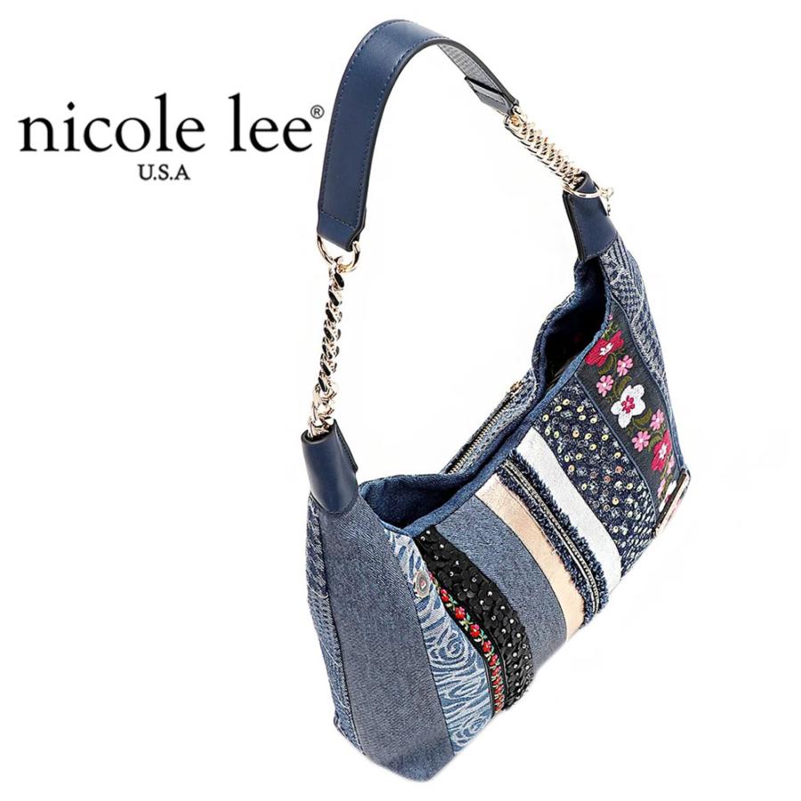Nicole Lee（ニコールリー） 数量限定 JS17048 パッチフラワーホーボー 