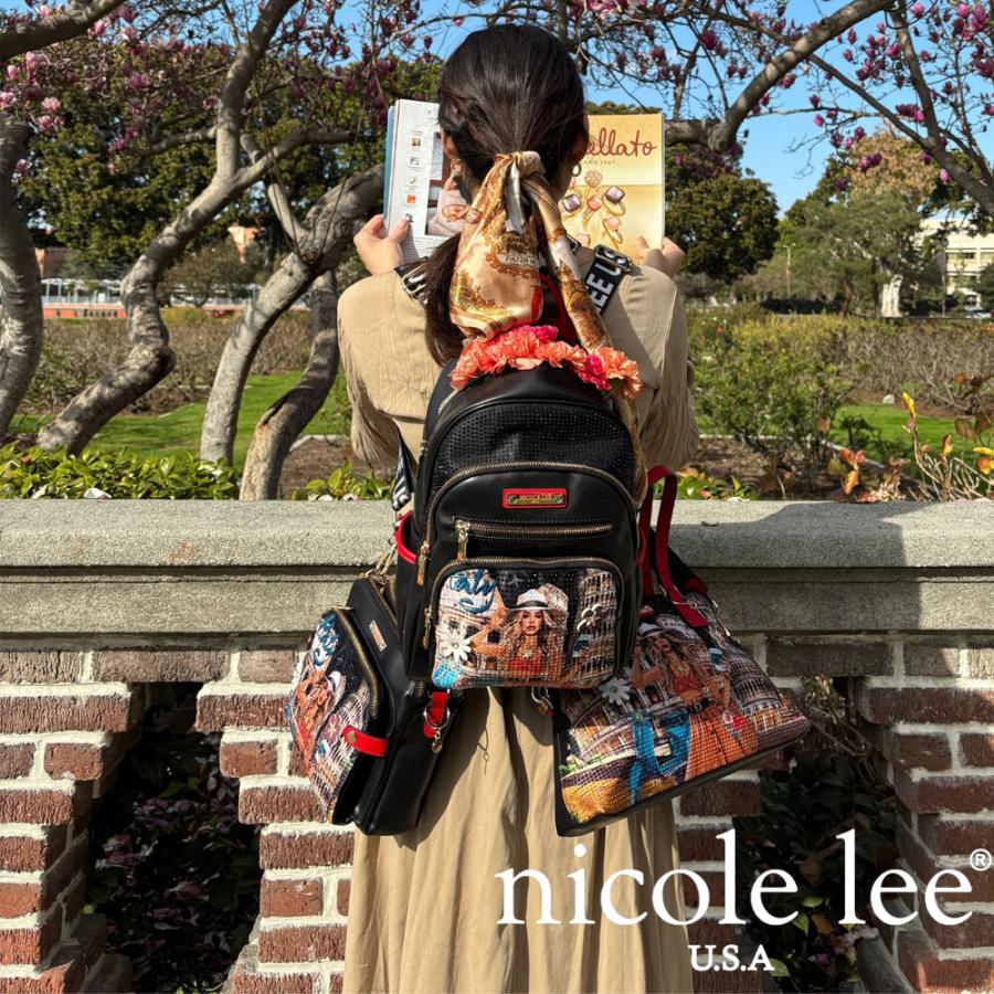Nicole Lee 新品未使用 リュック Nicole Lee（ニコールリー） 数量限定 BP16698 レディース ポーチ付き