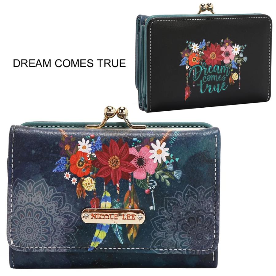 Nicole Lee（ニコールリー） 数量限定 PRT7452 AGUSTINA 三つ折り財布